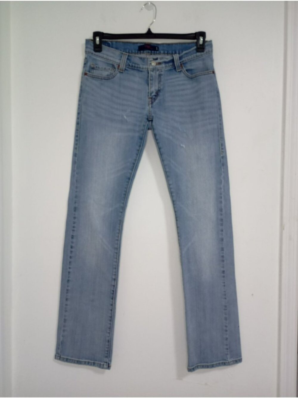 Y2K Vintage Levis 504 Tilted Jeans Size 9/L Slim Fit Cotton Denim Casual Wear